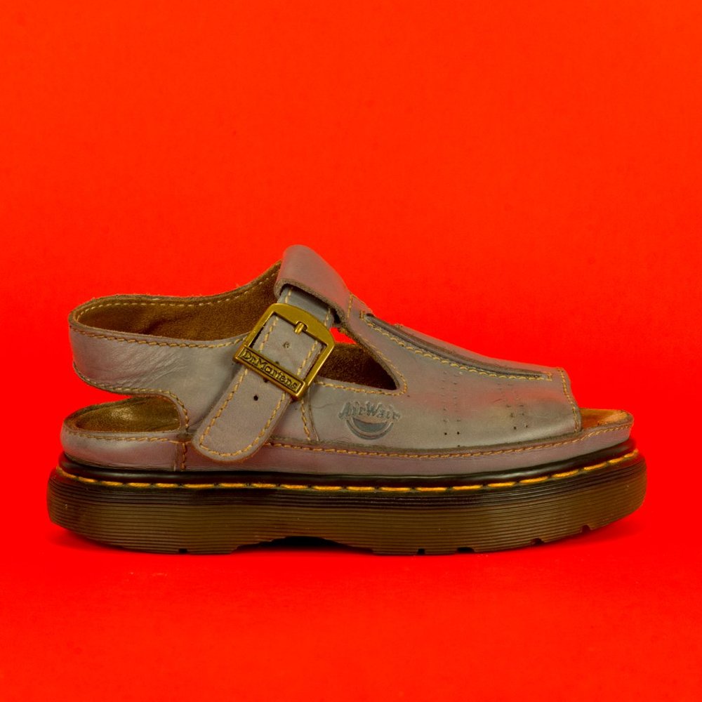 SOLD offsite BLUE GREY Doc Martin Platform